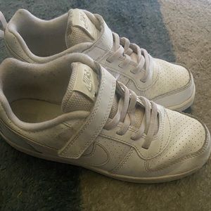 Nike white boy sneakers